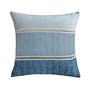 Levtex Home Lillian Pieced Square Throw Pillow in Blue
