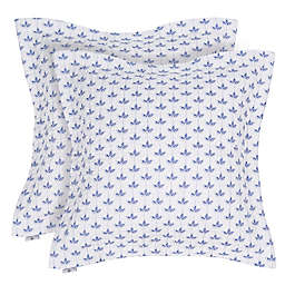 Levtex Home Linnea European Pillow Shams in Blue (Set of 2)