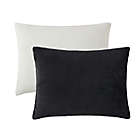 Alternate image 4 for UGG&reg; Brody 4-Piece Reversible Twin/Twin XL Comforter Set in Black/Snow