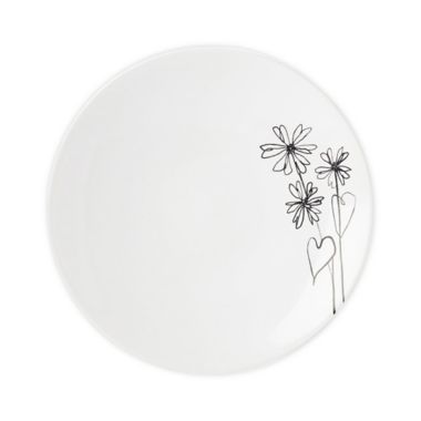 kate spade new york Garden Doodle Dinner Plates in White (Set of 4) | Bed  Bath & Beyond