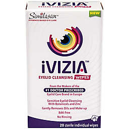 iVIZIA™ 20-Count Eyelid Cleansing Wipes