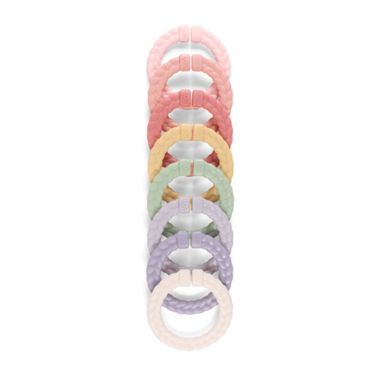 Itzy Ritzy&reg; Pastel Linking Rings (Set of 8). View a larger version of this product image.