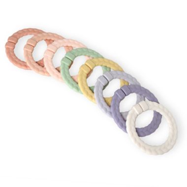 Itzy Ritzy&reg; Pastel Linking Rings (Set of 8). View a larger version of this product image.