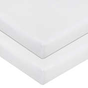 mighty goods&trade; 2-Pack Fitted Cotton Bassinet Sheets in White