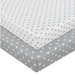 mighty goods™ 2-Pack Printed Fitted Crib Sheets in Stars