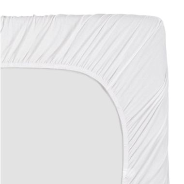 mighty goods&trade; 2-Pack Fitted Cotton Crib Sheets in Pink/White. View a larger version of this product image.