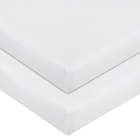 Alternate image 0 for mighty goods&trade; 2-Pack Fitted Cotton Crib Sheets in White