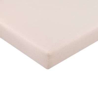 mighty goods&trade; Fitted Cotton Crib Sheet in Rosewater
