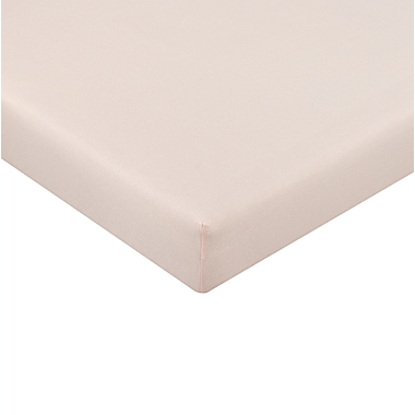 mighty goods&trade; Fitted Cotton Crib Sheet in Rosewater. View a larger version of this product image.