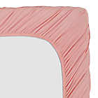 Alternate image 2 for mighty goods&trade; Fitted Cotton Crib Sheet in Pink Blossom