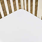 Alternate image 1 for mighty goods&trade; Fitted Cotton Crib Sheet in White