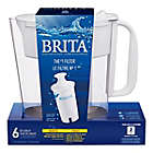 Alternate image 10 for Brita&reg; 6-Cup Water Filter Pitcher in Metro White