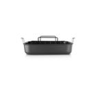 Alternate image 1 for Calphalon&reg; Premier&trade; Nonstick 16-Inch Hard-Anodized Roaster