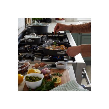 Calphalon&reg; Premier&trade; Nonstick 16-Inch Hard-Anodized Roaster. View a larger version of this product image.