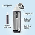 Alternate image 8 for Brita&reg; Premium 20 oz. Filtering Stainless Steel Water Bottle in Carbon