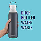 Alternate image 5 for Brita&reg; Premium 20 oz. Filtering Stainless Steel Water Bottle in Carbon