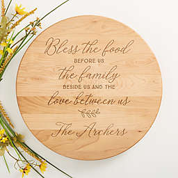 Family Blessings 15-Inch Personalized Lazy Susan