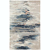 Jaipur Living Benna Abstract 5&#39; x 8&#39; Handcrafted Area Rug in Blue/Pink