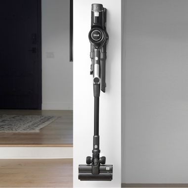 Levoit VortexIQ 40 Flex Plus Cordless Stick Vacuum in Grey. View a larger version of this product image.