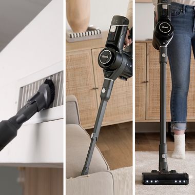 Levoit VortexIQ 40 Flex Plus Cordless Stick Vacuum in Grey. View a larger version of this product image.