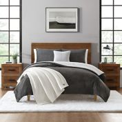 UGG&reg; Brody 5-Piece Reversible Full/Queen Comforter Set in Charcoal/Glacier Grey