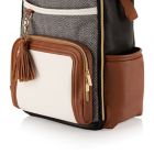 Alternate image 5 for Boss Plus&trade;  Backpack Diaper Bag Coffee & Cream