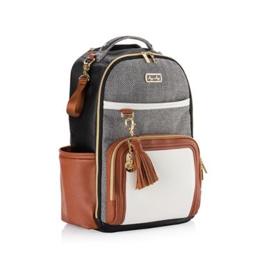 Boss Plus&trade;  Backpack Diaper Bag Coffee & Cream. View a larger version of this product image.