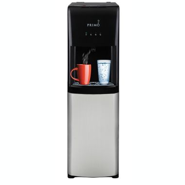 Primo Bottom Load Hot, Cool and Cold Water Dispenser in Black/Stainless Steel. View a larger version of this product image.