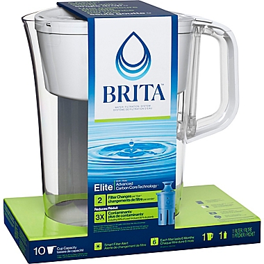 Brita&reg; 10-Cup Tahoe Pitcher with Elite Filter. View a larger version of this product image.