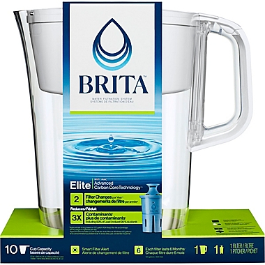 Brita&reg; 10-Cup Tahoe Pitcher with Elite Filter. View a larger version of this product image.