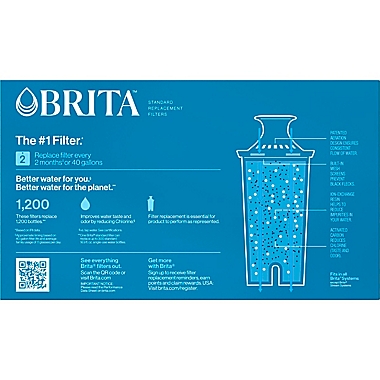 Brita&reg; 4-Pack Replacement Filters. View a larger version of this product image.