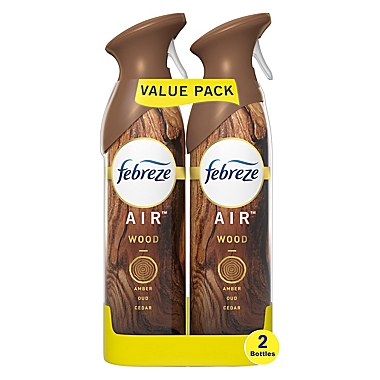 Febreze&reg; AIR&trade; 2-Pack 8.8 oz. Wood Spray Air Freshener. View a larger version of this product image.