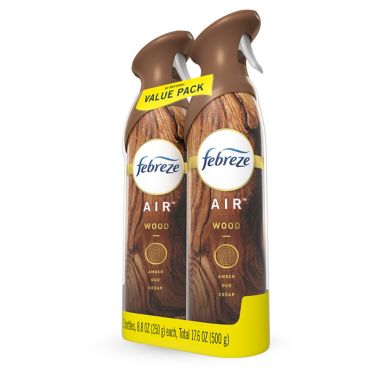 Febreze&reg; AIR&trade; 2-Pack 8.8 oz. Wood Spray Air Freshener. View a larger version of this product image.