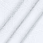 Alternate image 1 for Everhome&trade; Diamond Weave 95-Inch Blackout Window Curtain Panel in White (Single)