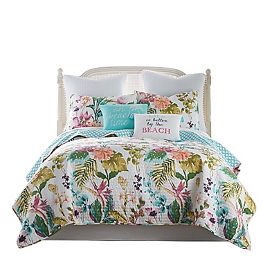 Levtex Home Linnea 2-Piece Reversible Twin/Twin XL Quilt Set in Blue. View a larger version of this product image.