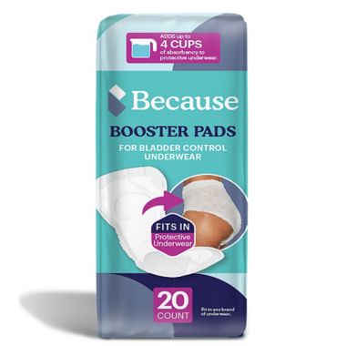 Because 20-Pack Booster Pads. View a larger version of this product image.