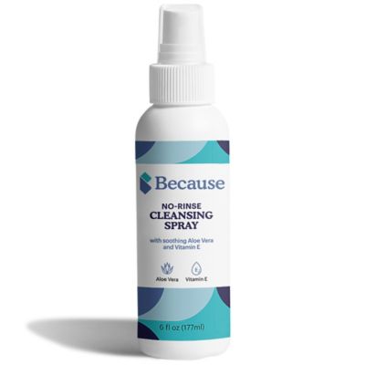 Because 6 oz. No-Rinse Cleansing Spray