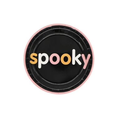 H for Happy&trade; 18-Count "Spooky"&nbsp;Halloween Salad Plates. View a larger version of this product image.