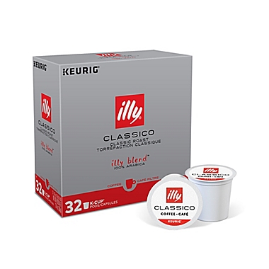 illy&reg; Classico Medium Roast Coffee Keurig&reg; K-Cup&reg; Pods 32-Count. View a larger version of this product image.