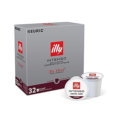 illy&reg; Intenso Dark Roast Coffee Keurig&reg; K-Cup&reg; Pods 32-Count. View a larger version of this product image.