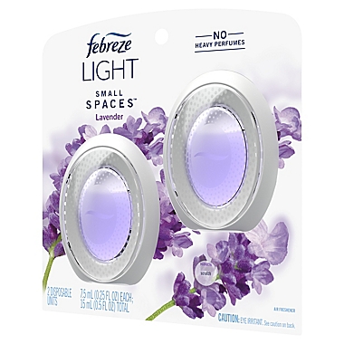 Febreze&reg; Light Small Spaces&trade; 2-Pack Air Freshener in Lavender. View a larger version of this product image.