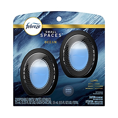 Febreze&reg; 2-ack Small Spaces Air Freshener in Ocean. View a larger version of this product image.