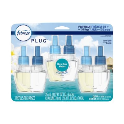 Febreze&reg; PLUG&trade; 3-Pack Bora Bora Waters Scented Oil Refills