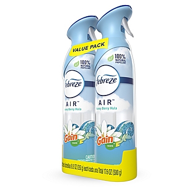 Febreze&reg; AIR&trade; 2-Pack 8.8 oz Honey Berry Hula Gain Spray Air Freshener. View a larger version of this product image.