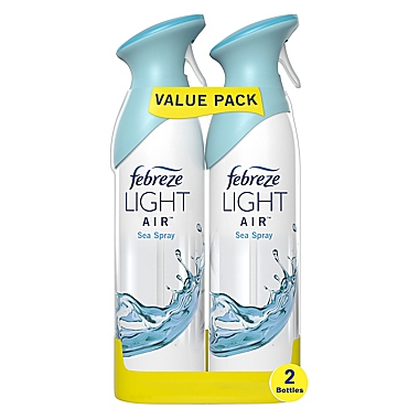 Febreze&reg; LIGHT AIR&trade; 2-Pack 8.8 oz. Sea Spray Air Freshener. View a larger version of this product image.