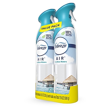 Febreze&reg; AIR&trade; 2-Pack 8.8 oz Bora Bora Waters Spray Air Freshener. View a larger version of this product image.