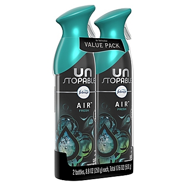 Febreze&reg; AIR&trade; Unstoppables 2-Pack Fresh Scent Odor-Eliminating Air Freshener. View a larger version of this product image.