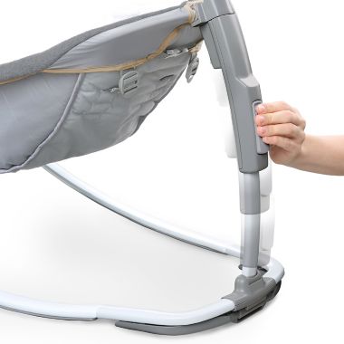 Ingenuity&trade; Boutique Teddy Convertible Rocker in Grey. View a larger version of this product image.