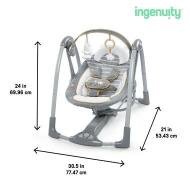 Ingenuity&trade; Boutique Collection Swing 'n Go&trade; Portable Swing. View a larger version of this product image.