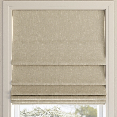 Sun Zero&reg; Pryer Textured Total Blackout 64-Inch Cordless Roman Shade Collection. View a larger version of this product image.
